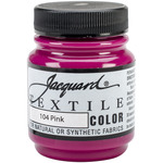 Pink - Jacquard Textile Color Fabric Paint 2.25oz