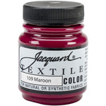 Maroon - Jacquard Textile Color Fabric Paint 2.25oz