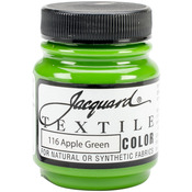 Apple Green - Jacquard Textile Color Fabric Paint 2.25oz