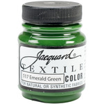 Emerald Green - Jacquard Textile Color Fabric Paint 2.25oz