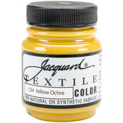 Yellow Ochre - Jacquard Textile Color Fabric Paint 2.25oz