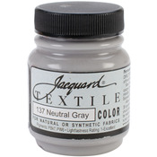 Neutral Gray - Jacquard Textile Color Fabric Paint 2.25oz