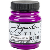 Fluorescent Violet - Jacquard Textile Color Fabric Paint 2.25oz