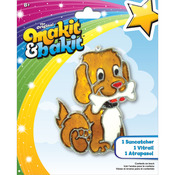 Dog W/Bone - Makit & Bakit Suncatcher Kit