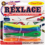 Clear - Rexlace Plastic Lacing 27yd