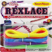 Neon - Rexlace Plastic Lacing 27yd
