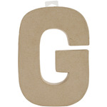 G - Paper-Mache Letter 8"X5.5"