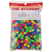 Neon Multicolor - Pony Beads 6x9mm 900/Pkg
