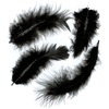 Black - Marabou Feathers .25 Ounces