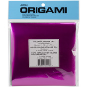 Origami Paper 5.875"X5.875" 36 Sheets - Assorted Foil
