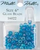 Frosted Opal Capri - Mill Hill Glass Beads Size 6/0 4mm 5.2 Grams/Pkg