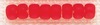 Frosted Red Red - Mill Hill Glass Beads Size 6/0 4mm 5.2 Grams/Pkg