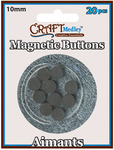 Magnetic Buttons On Mirror, 10mm 20/Pkg