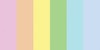 Pastels (6 Colors) - Quilling Paper Mixed Colors .125" 100/Pkg