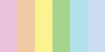 Pastels (6 Colors) - Quilling Paper Mixed Colors .125" 100/Pkg