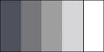 Grays (5 Colors) - Quilling Paper Mixed Colors .125" 100/Pkg