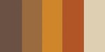 Browns (5 Colors) - Quilling Paper Mixed Colors .25" 100/Pkg