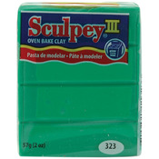 Emerald - Sculpey III Polymer Clay 2oz