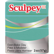 Teal Pearl - Sculpey III Polymer Clay 2oz