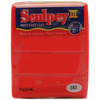 Red Hot Red - Sculpey III Polymer Clay 2oz
