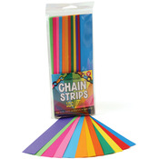 Assorted Colors - Mighty Bright Chain Strips 1"X8" 180/Pkg