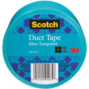 Turquoise - Scotch Solid Color Duct Tape 1.88:x20yd