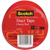 Cherry Red - Scotch Solid Color Duct Tape 1.88:x20yd