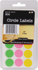 Neon Circles .75" 300/Pkg - Labels