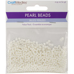 3mm Ivory 850/Pkg - Pearl Beads Value Pack