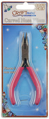 Curved Nose Pliers W/Soft Grip Handle