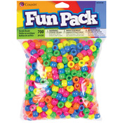 Neon - Fun Pack Acrylic Pony Beads 700/Pkg