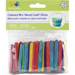 Colored 2.125" 150/Pkg - Mini Popsicle Sticks