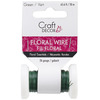 Green Floral Spool Wire 26g 65'/Pkg-