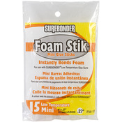 Foam Safe Mini Glue Sticks 15/Pkg