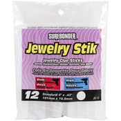 .4375"X4" 12/Pkg - High-Temp Jewelry Stik Glue Sticks