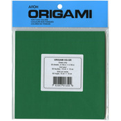 Green - Origami Paper 5.875"X5.875" 50 Sheets
