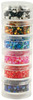 Bead Storage Screw Stack Cannisters 1.5"X.75" 6/Pkg