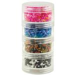 Bead Storage Screw Stack Canisters