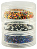 Bead Storage Screw Stack Cannisters