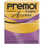 18K Gold - Premo Accents Sculpey Polymer Clay 2oz