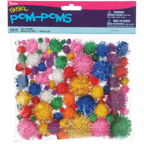 Mini Pom-Poms .5 150-pkg-pastel