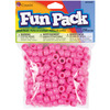 Pink - Fun Pack Acrylic Pony Beads 250/Pkg