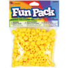Yellow - Fun Pack Acrylic Pony Beads 250/Pkg