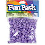 Purple - Fun Pack Acrylic Pony Beads 250/Pkg
