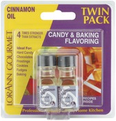 Cinnamon Oil - Candy & Baking Flavoring .125oz Bottle 2/Pkg