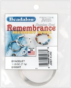 Bright/Approx 18 Loops - Remembrance Memory Wire Bracelet .62mm .25oz/Pkg