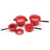 Red Pots & Lids 4/Pkg - Timeless Miniatures