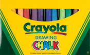 Crayola Drawing Chalk - 12/Pkg
