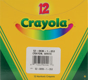 White Crayola Crayons - 12/Pkg