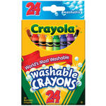 Crayola Washable Crayons - 24/Pkg